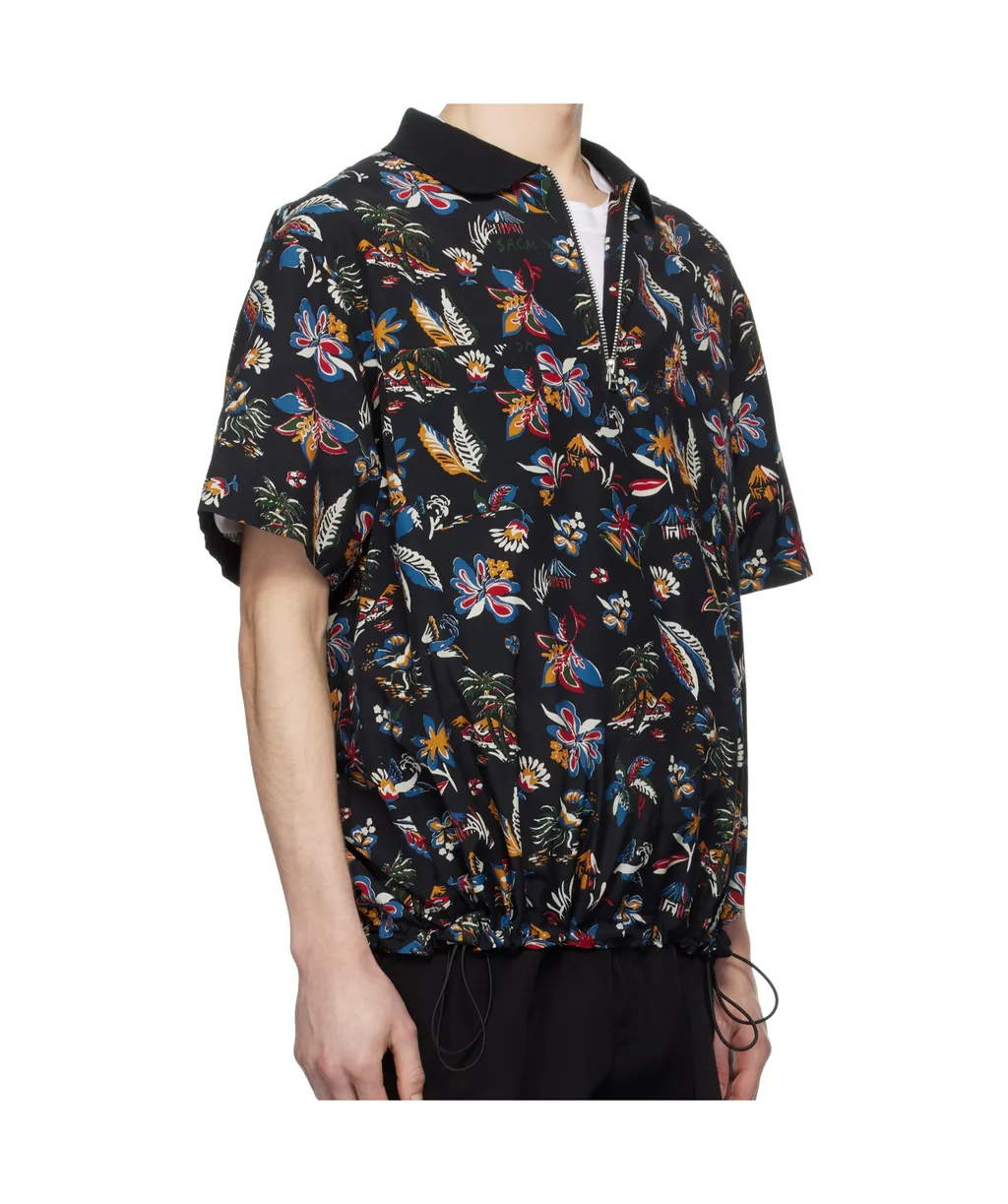Lapel Short Sleeve Polo Shirt