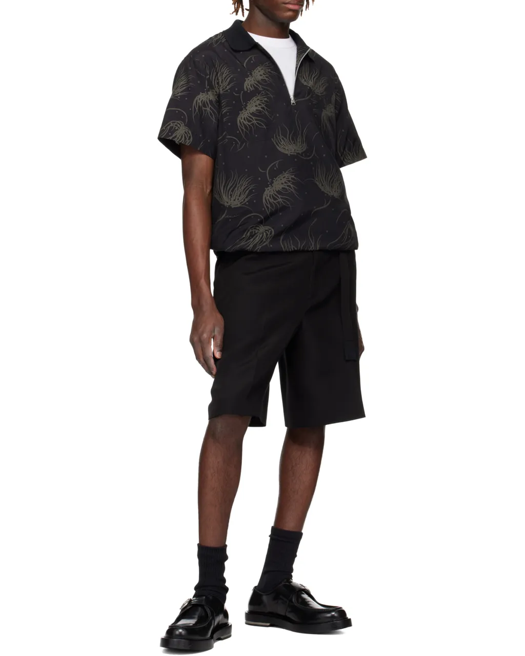 Belted Bermuda Shorts