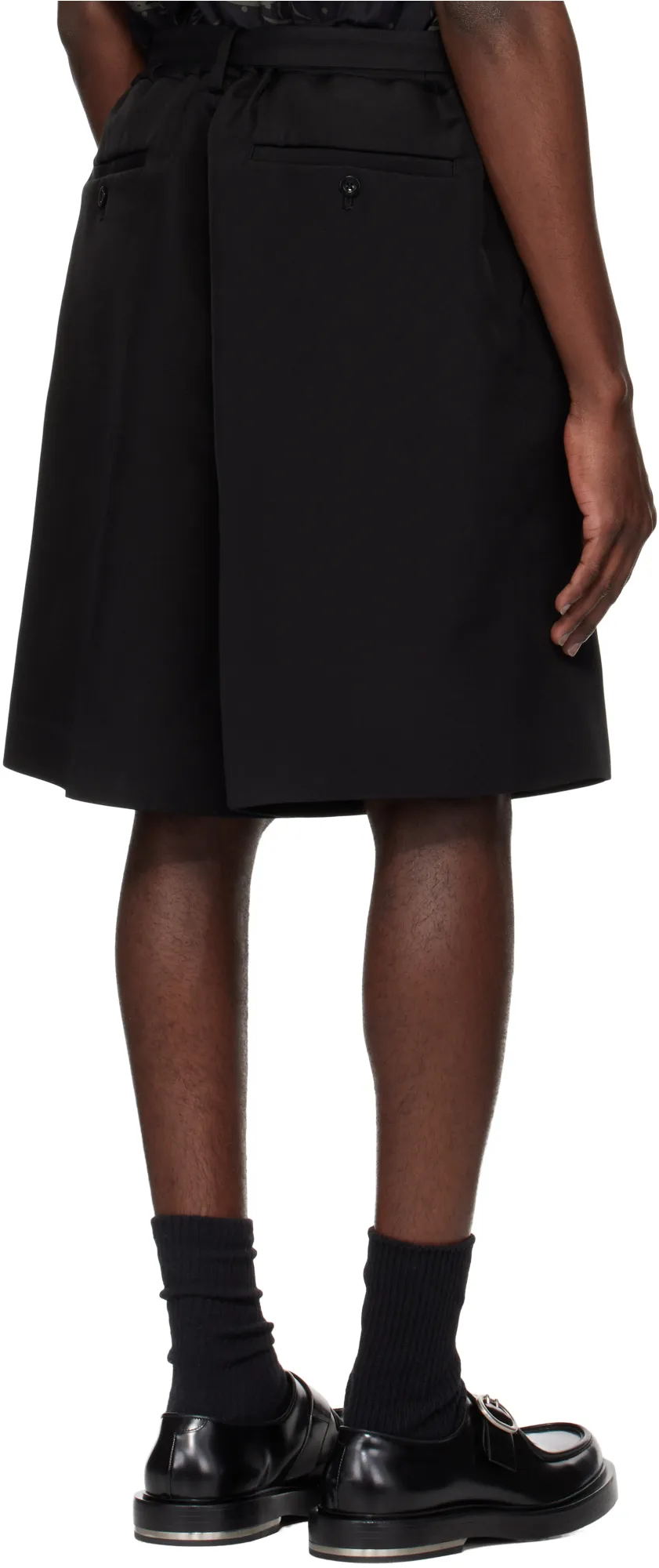 Belted Bermuda Shorts