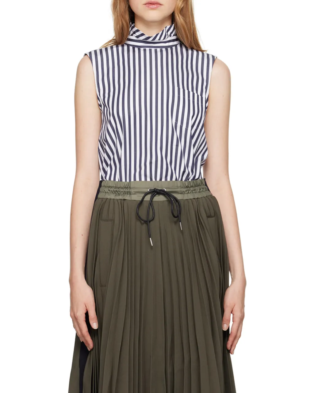 Striped Sleeveless Top