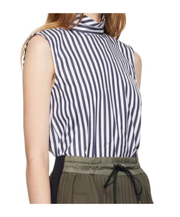 Striped Sleeveless Top