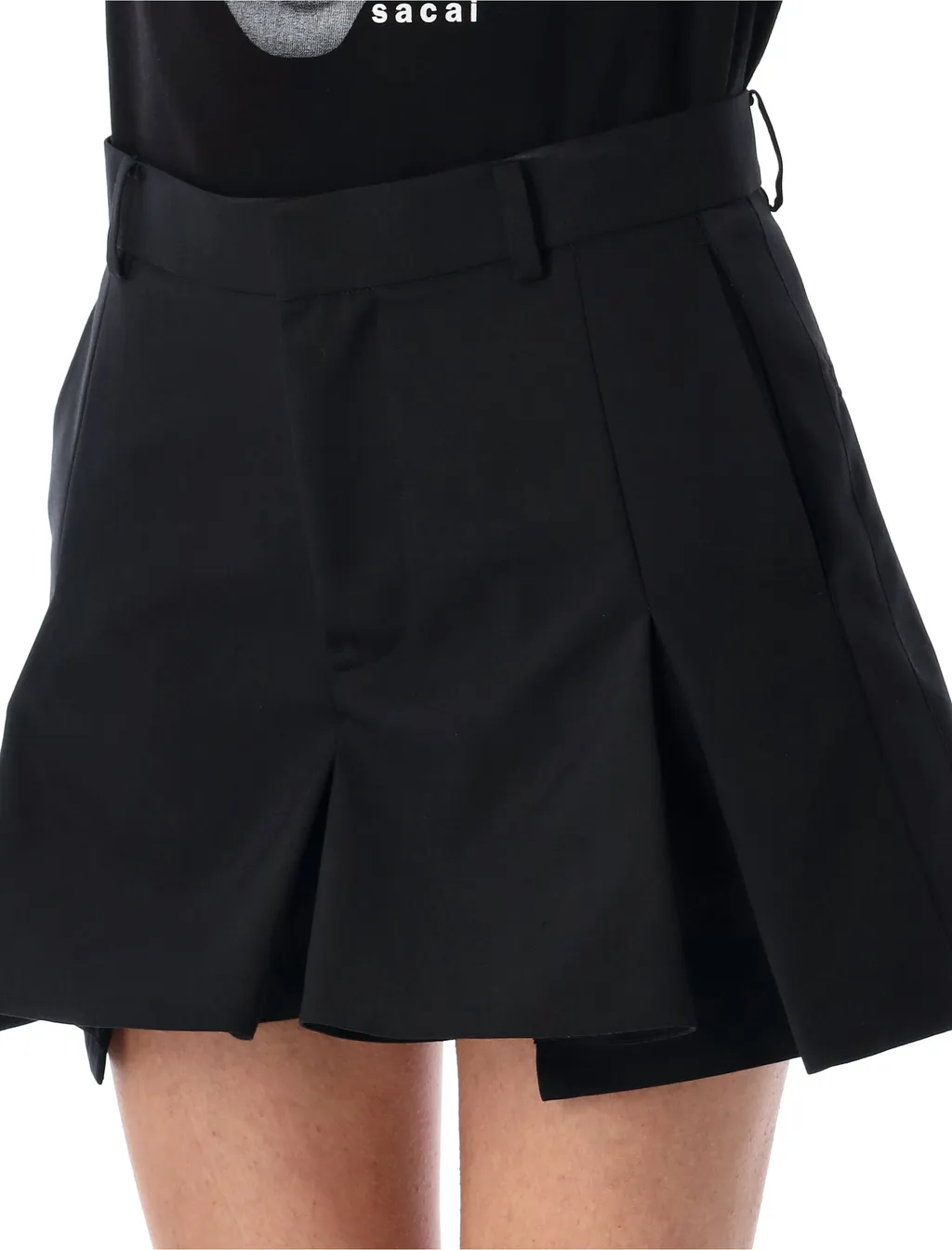High Waist Pleated Shorts