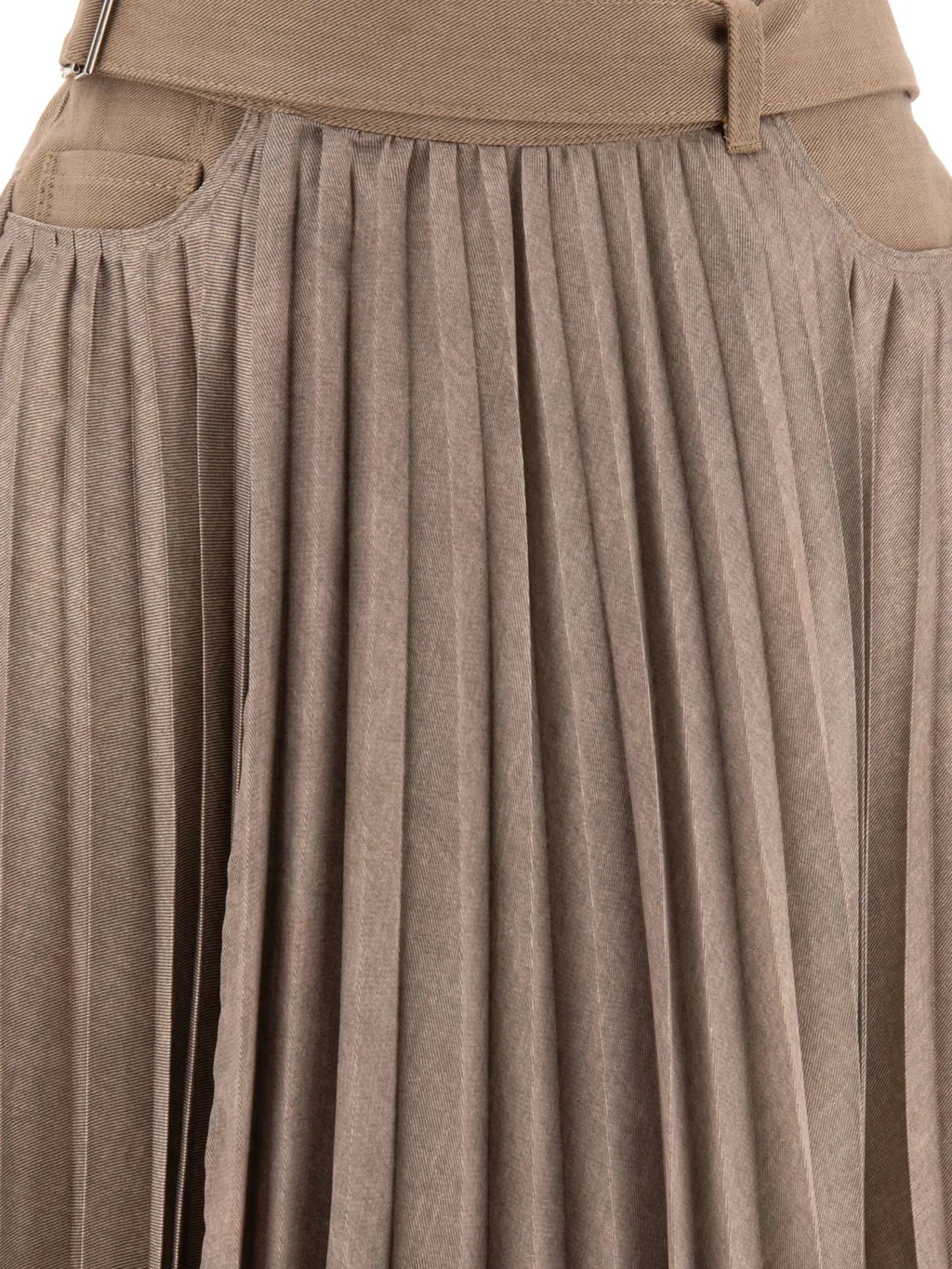 Pleated Midi Skirt