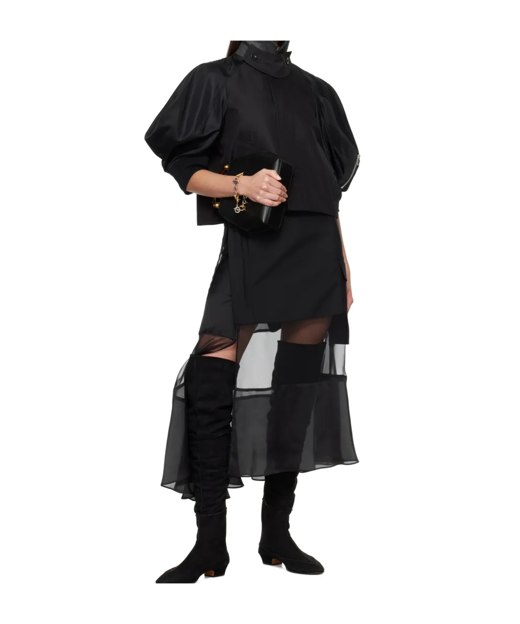 Asymmetric Midi Skirt