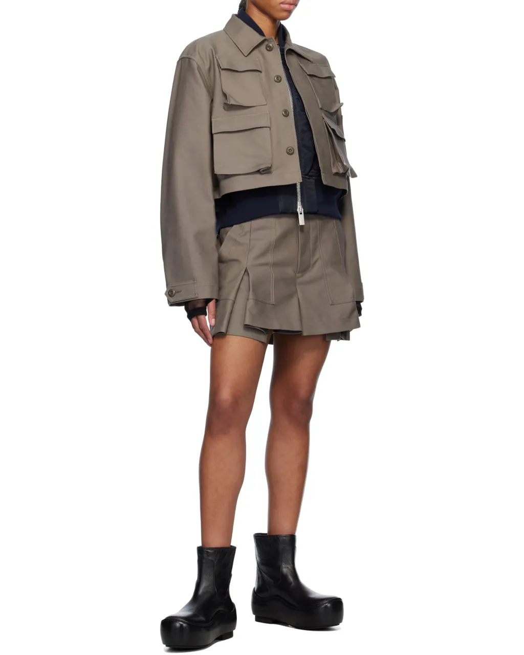 Pleated Shorts