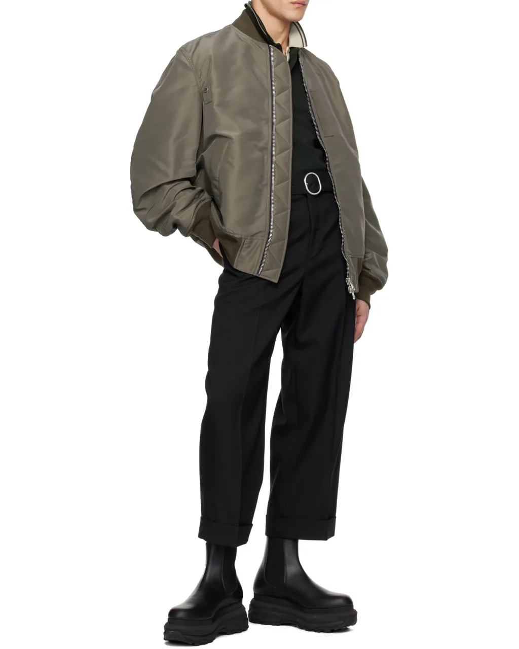 Zip-Up Bomber Jacket