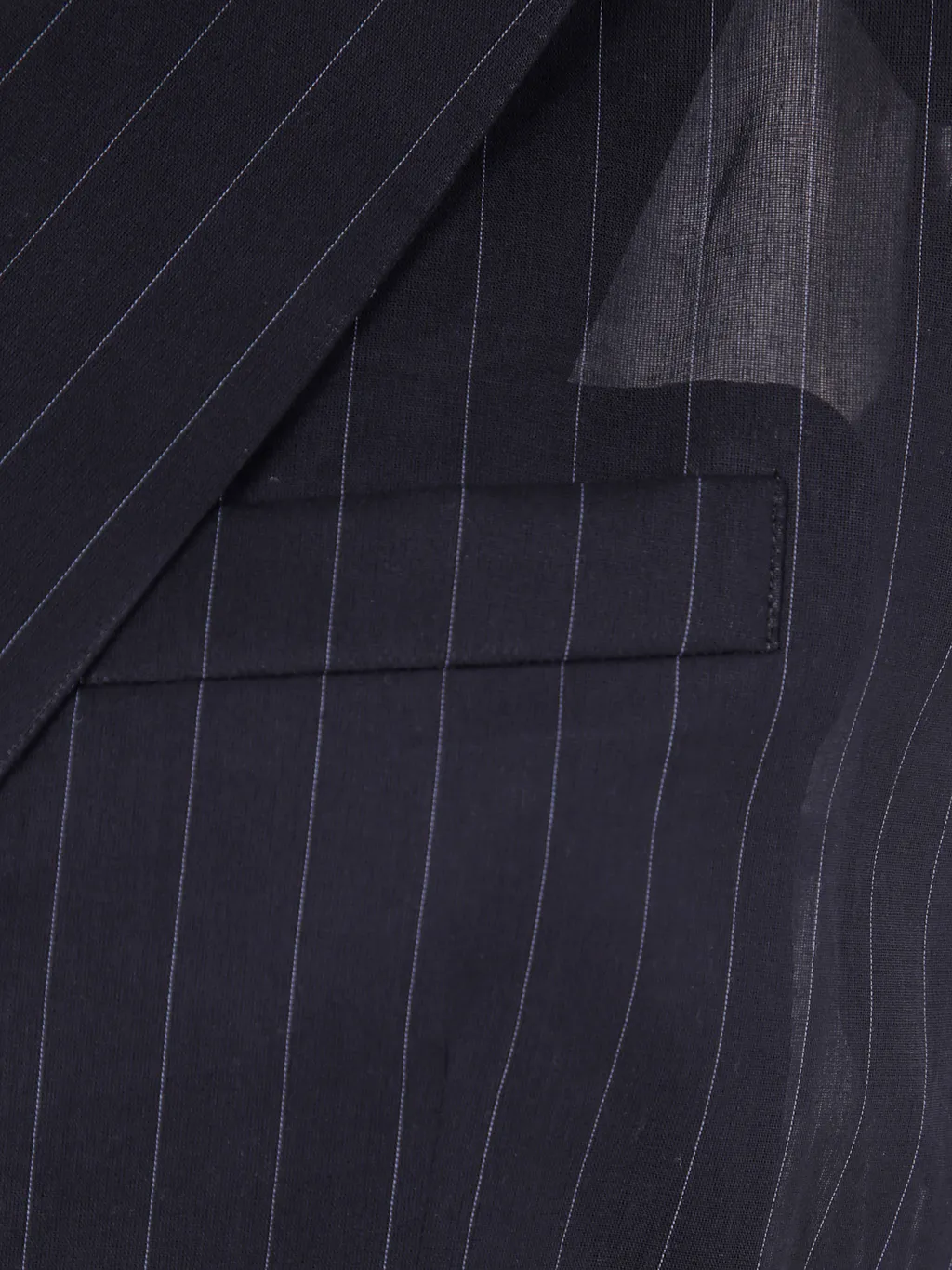 Storm Flap Pinstriped Waistcoat