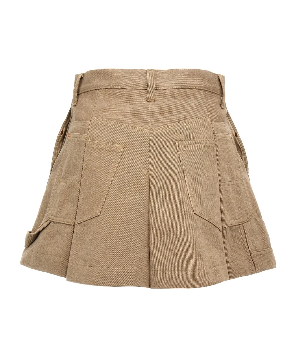 Pleated Folded Shorts