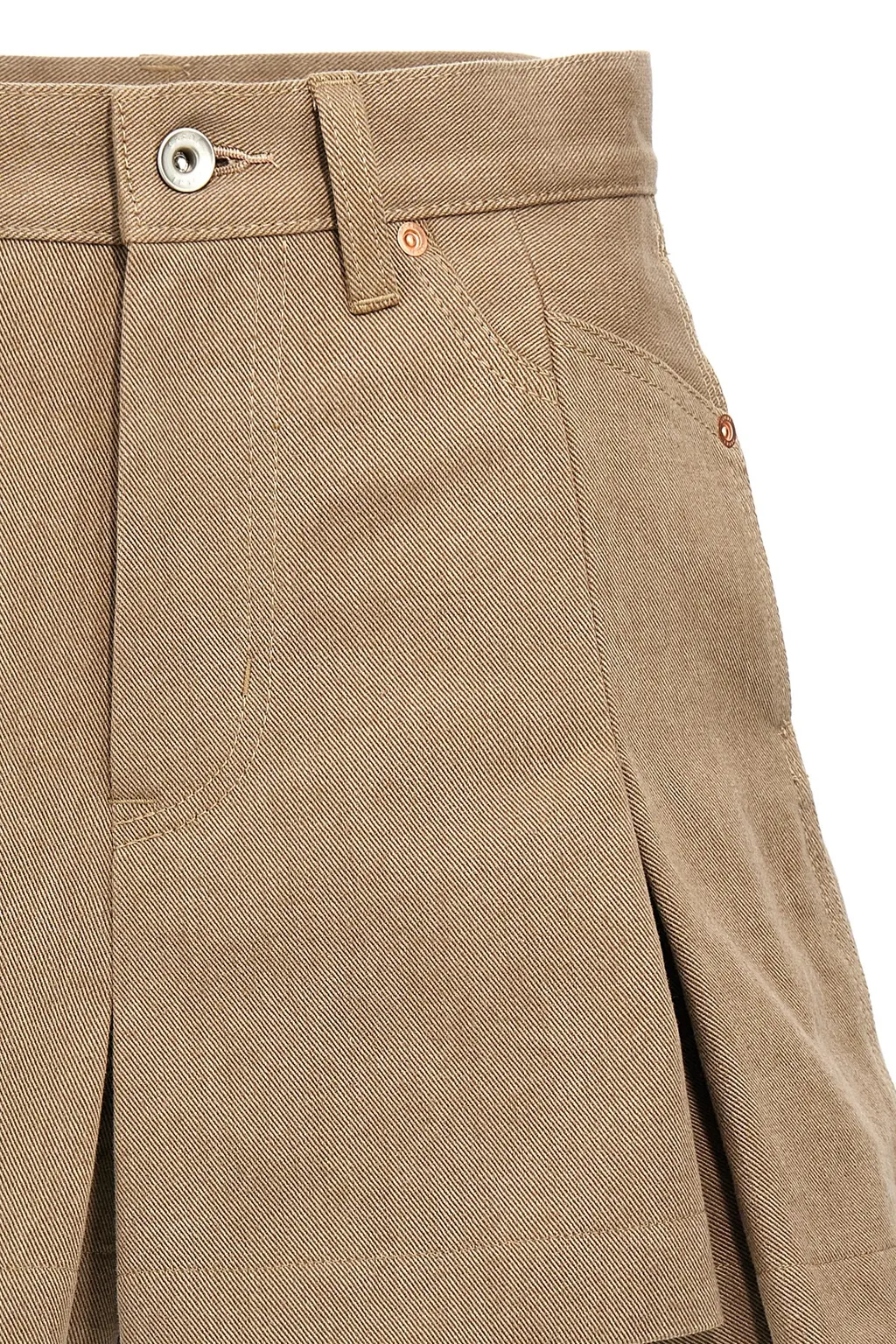 Pleated Folded Shorts