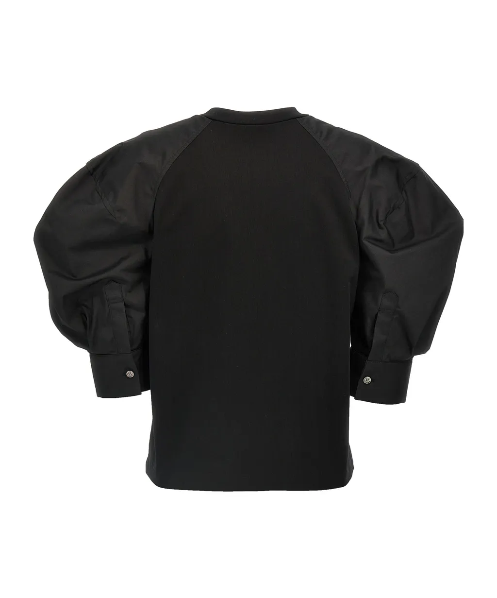 Contrasting-Sleeves T-Shirt