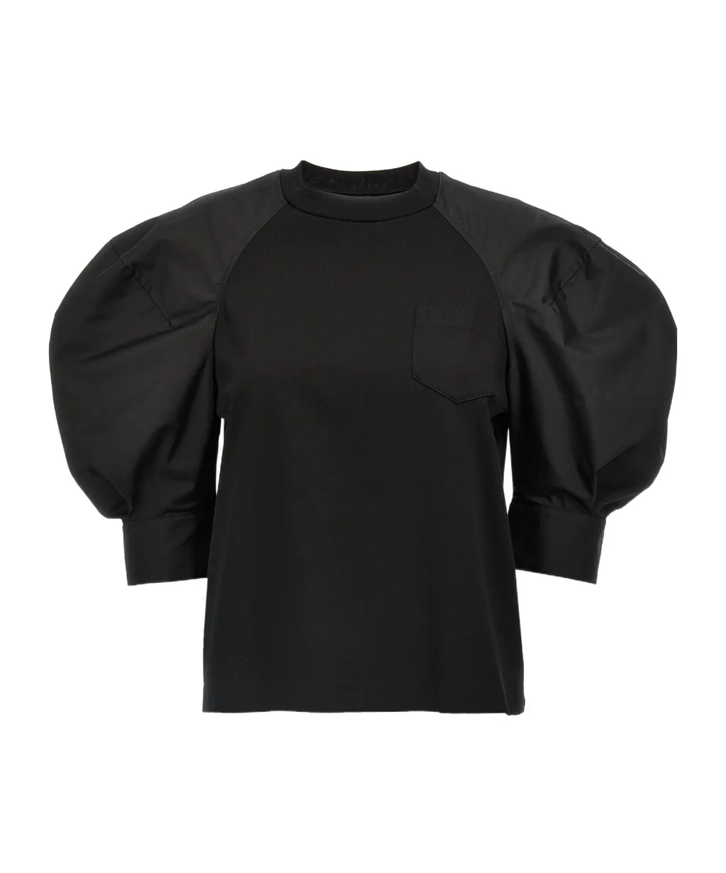 Contrasting-Sleeves T-Shirt