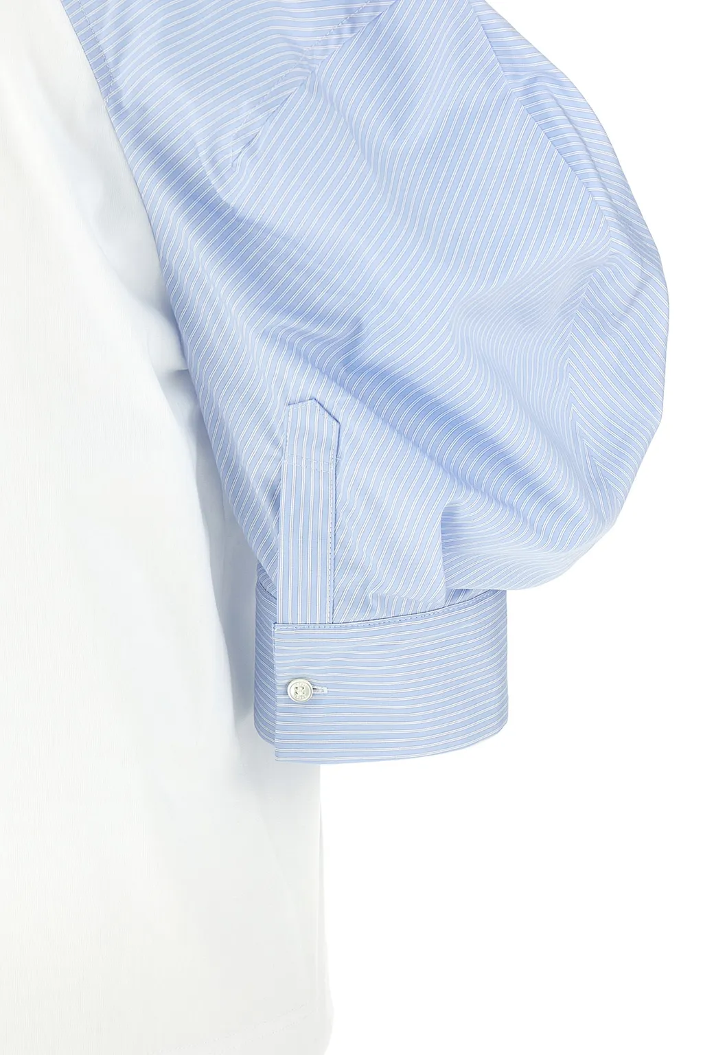 Puff-Sleeved Crew Neck T-Shirt