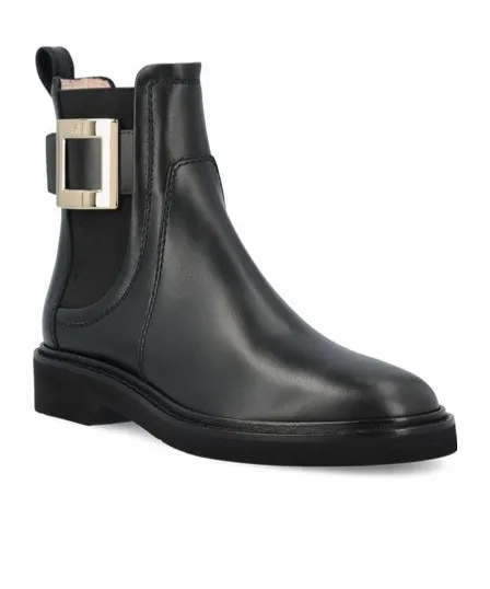 Logo Engraved Ankle Boots
