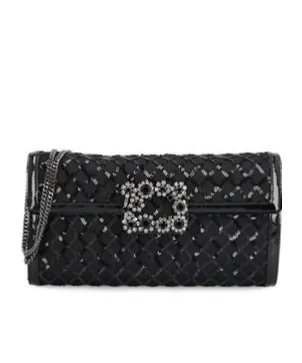 Embellished Chain Shoulder Bag