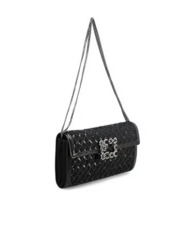 Embellished Chain Shoulder Bag
