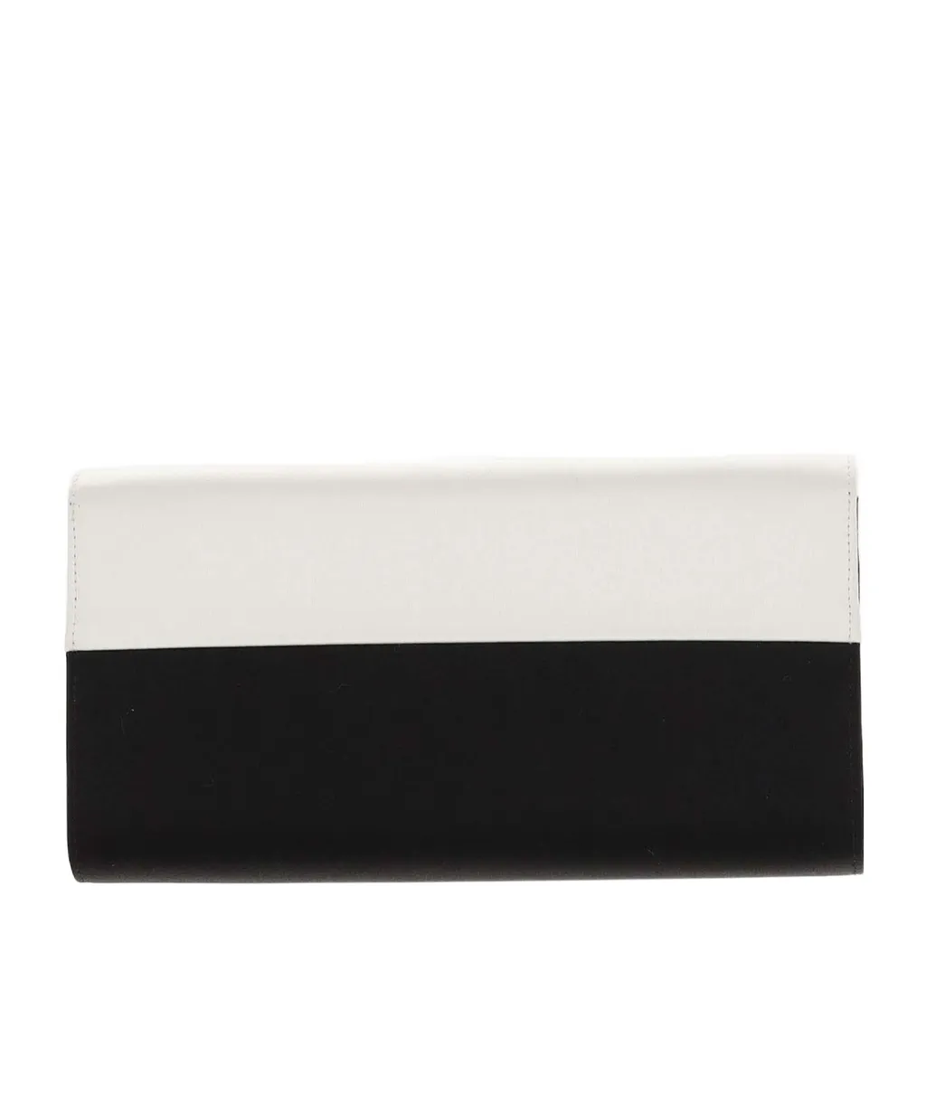 Flower Strass Envelope Clutch Bag