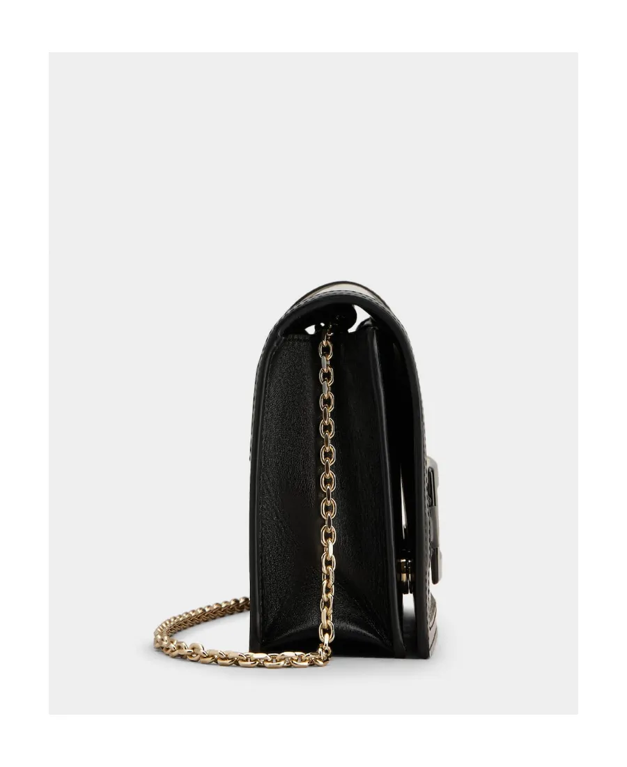 Belle Vivier Voyage Lacquered Buckle Clutch Bag