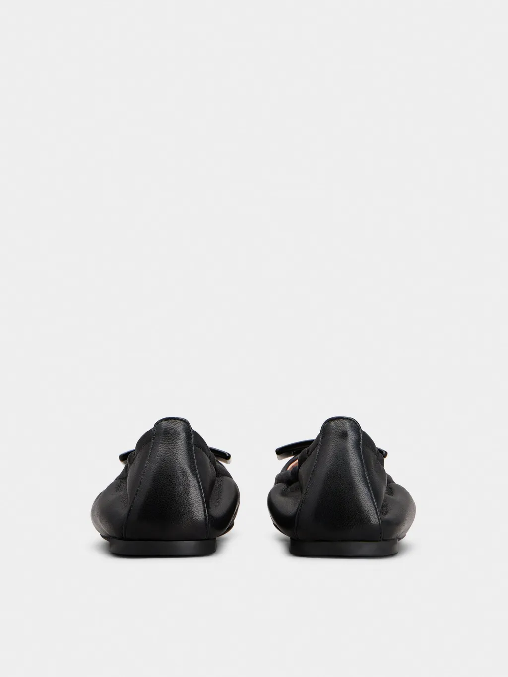 Viv' Pockette Lacquered Buckle Ballerinas