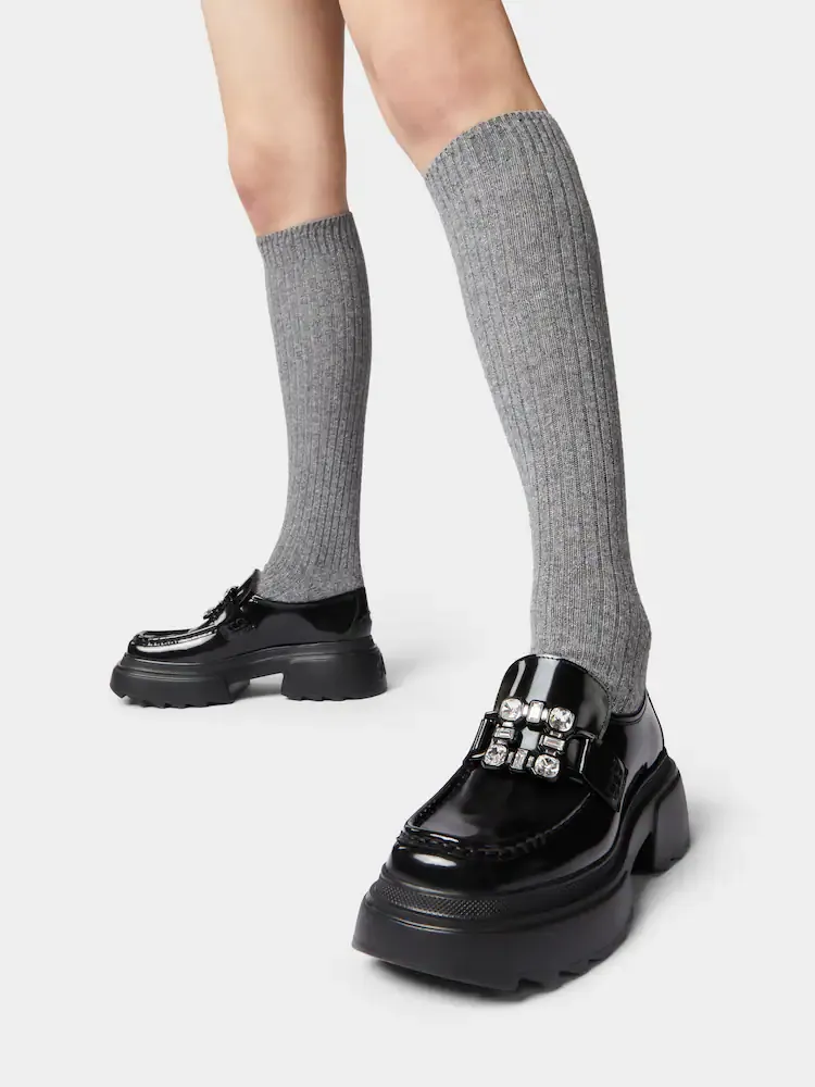 Wallaviv Buckle Embellished Loafers