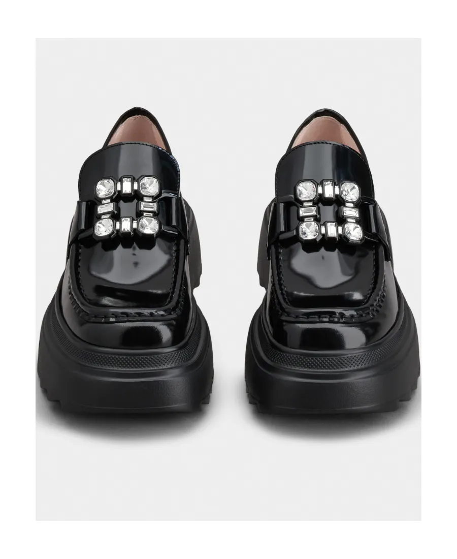 Wallaviv Buckle Embellished Loafers