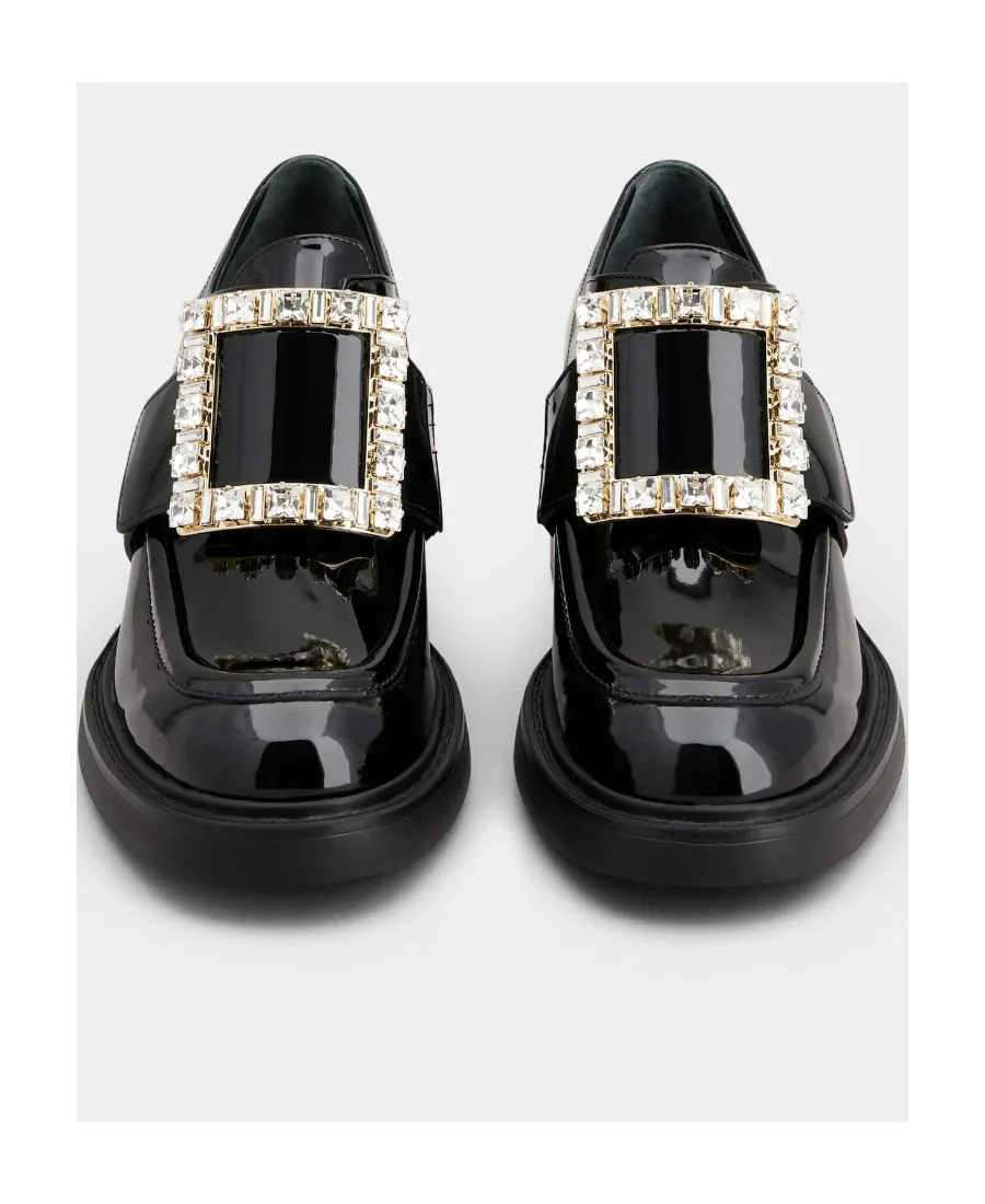 Viv' Rangers Rhinestone Buckle Loafers