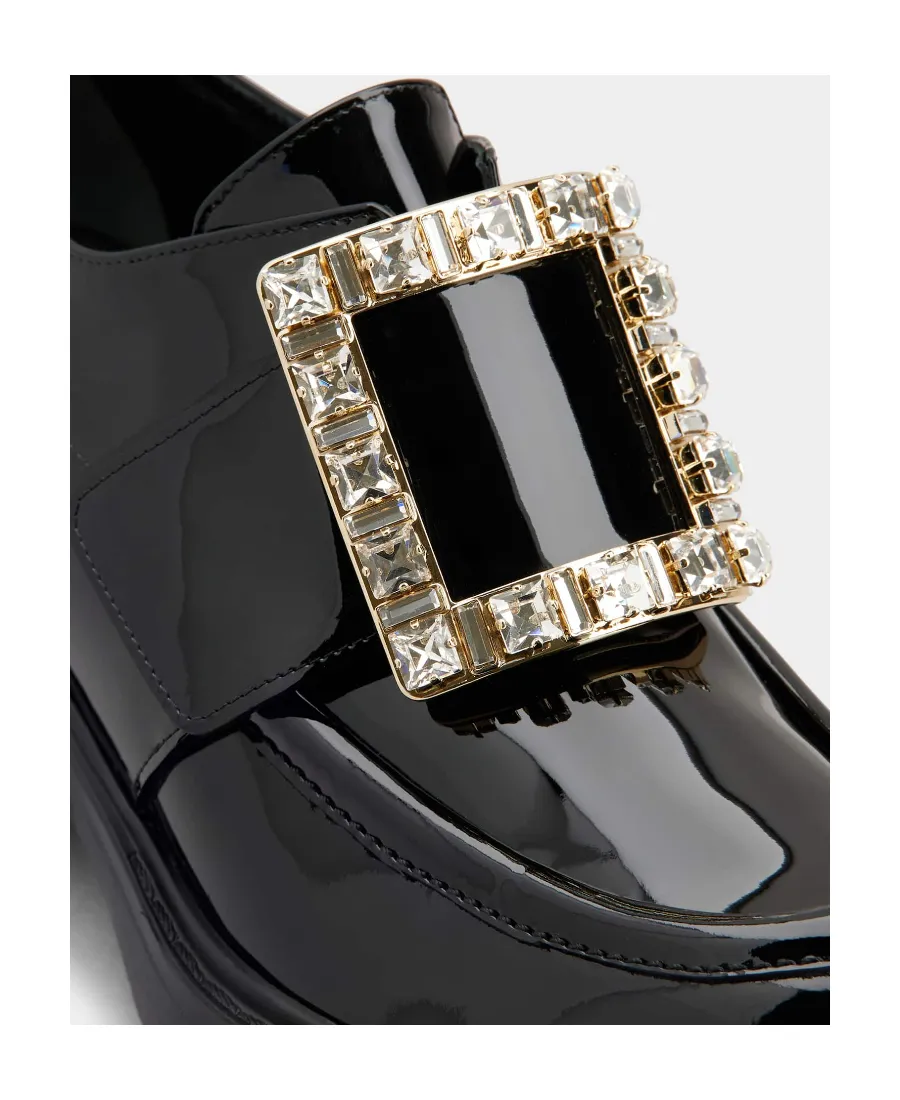 Viv' Rangers Rhinestone Buckle Loafers