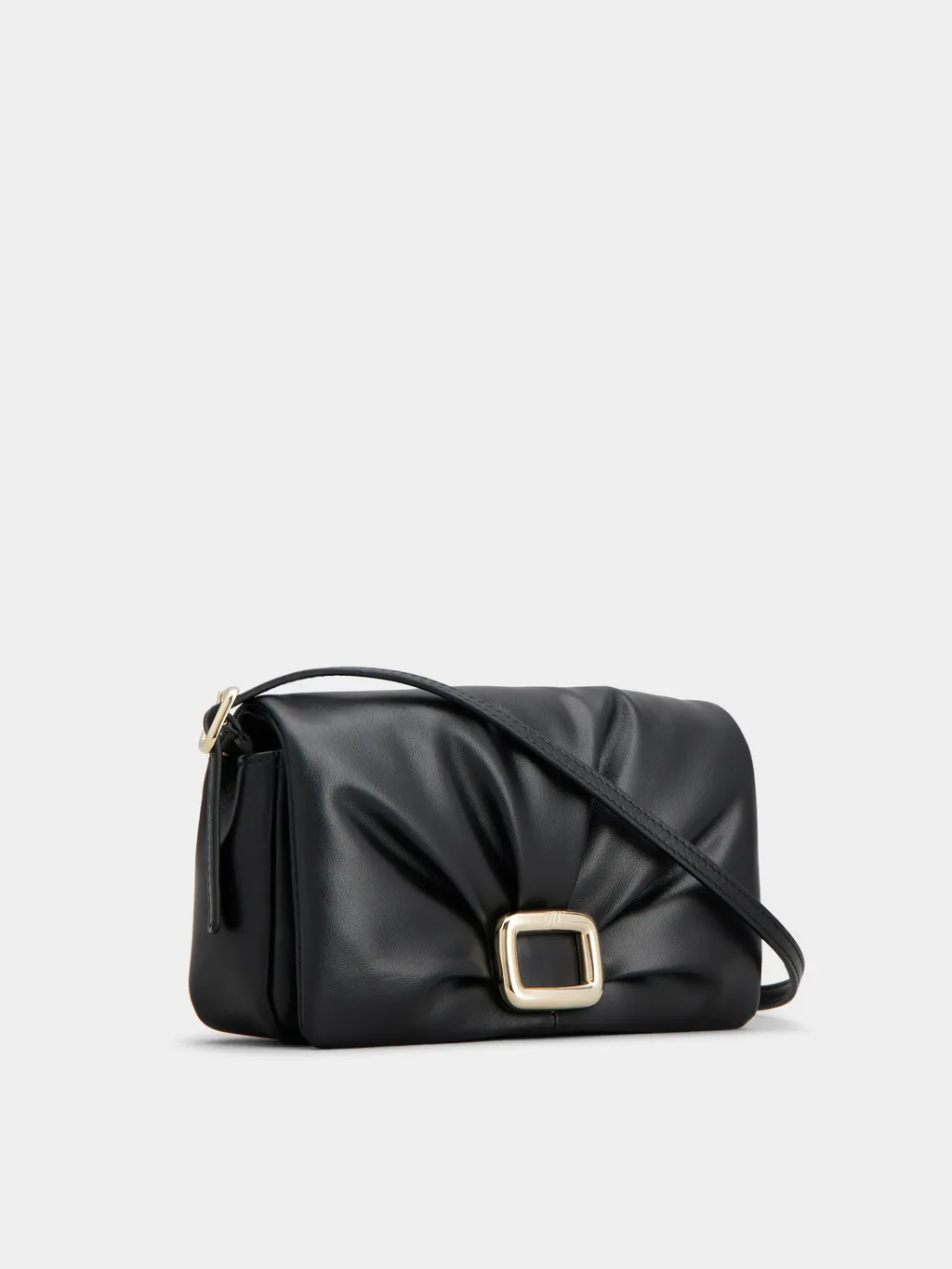 Ruched Detailed Mini Crossbody Bag