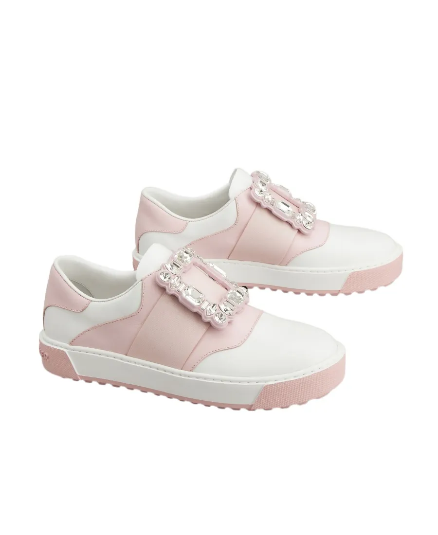 Viv' Golf Rhinestone Buckle Sneakers