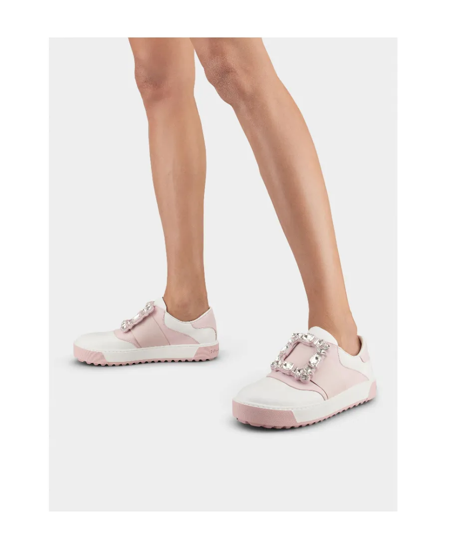 Viv' Golf Rhinestone Buckle Sneakers