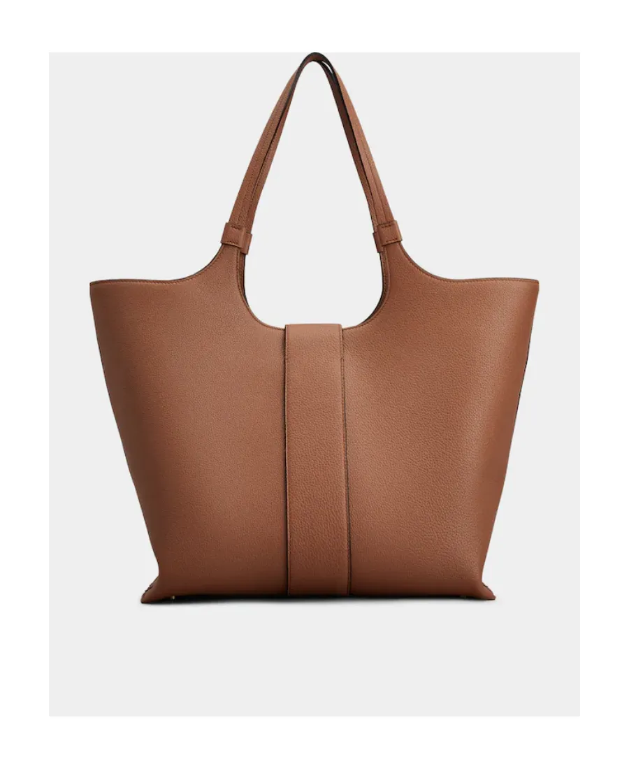 Buckle Detailed Tote Bag