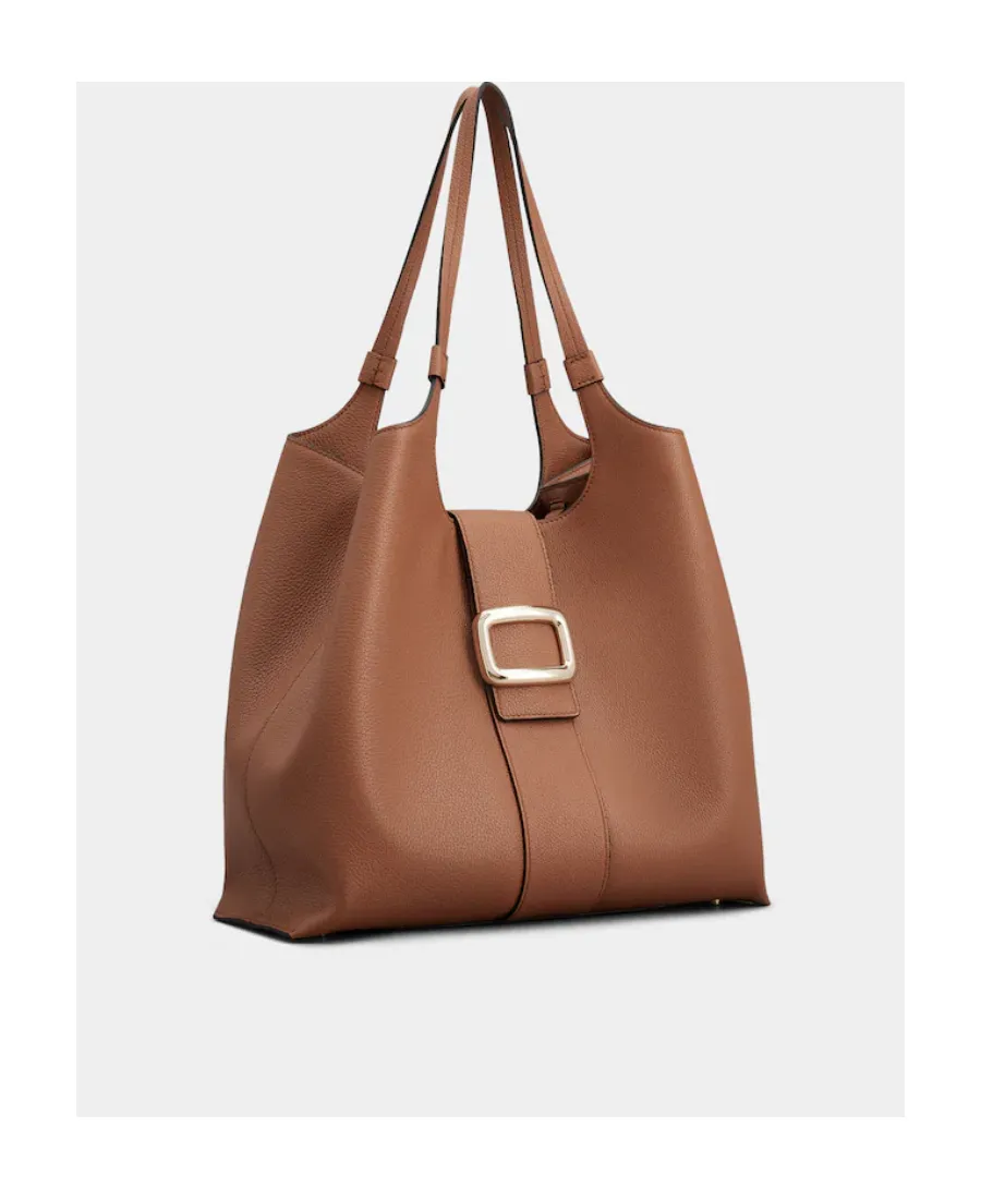 Buckle Detailed Tote Bag