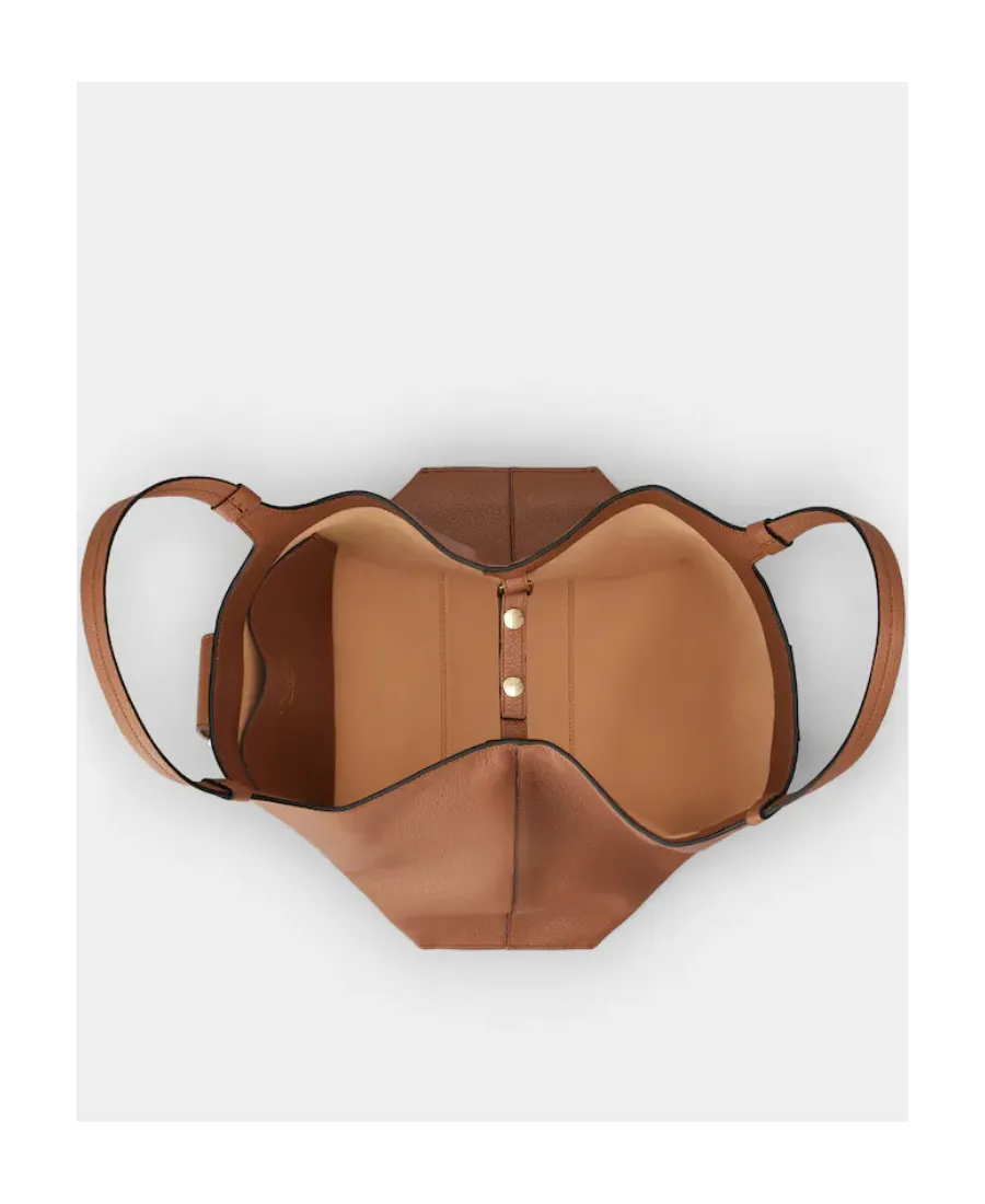 Buckle Detailed Tote Bag