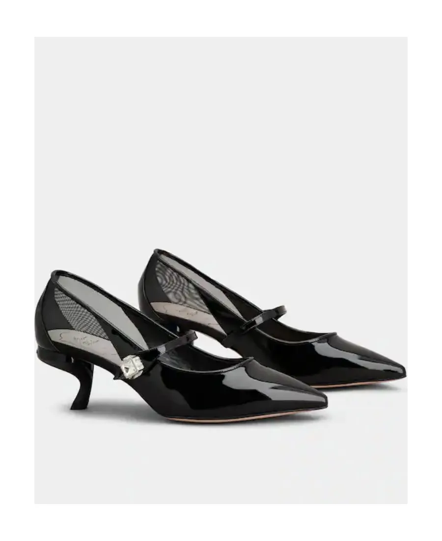 Virgule Babies Pumps In Patent Leather