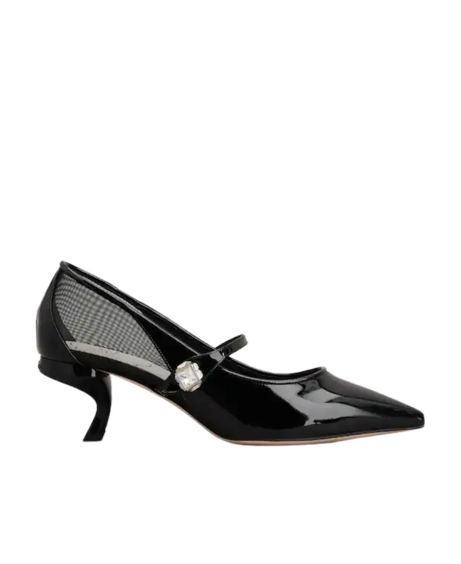 Virgule Babies Pumps In Patent Leather