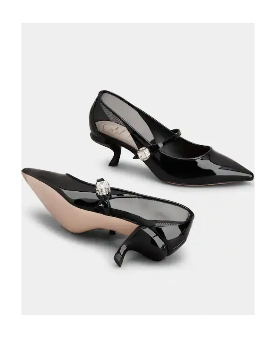 Virgule Babies Pumps In Patent Leather