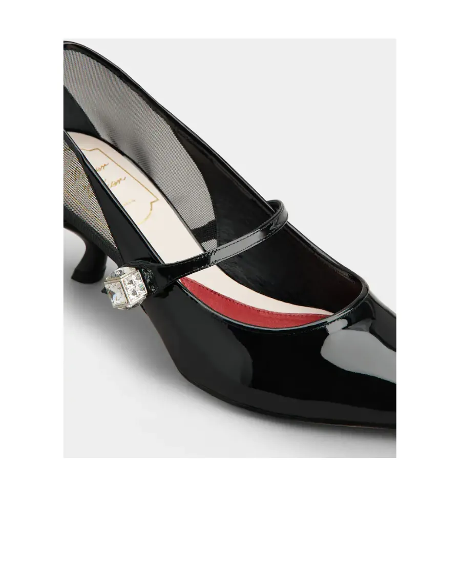 Virgule Babies Pumps In Patent Leather