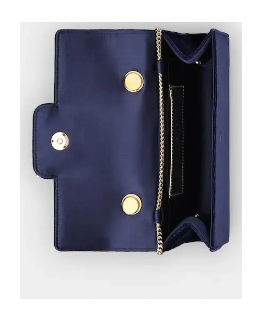 Flower Strass Jewel Buckle Mini Clutch Bag
