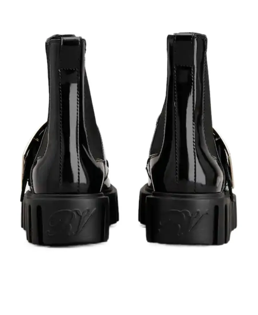 Viv' Go-Thick Metal Buckle Chelsea Ankle Boots