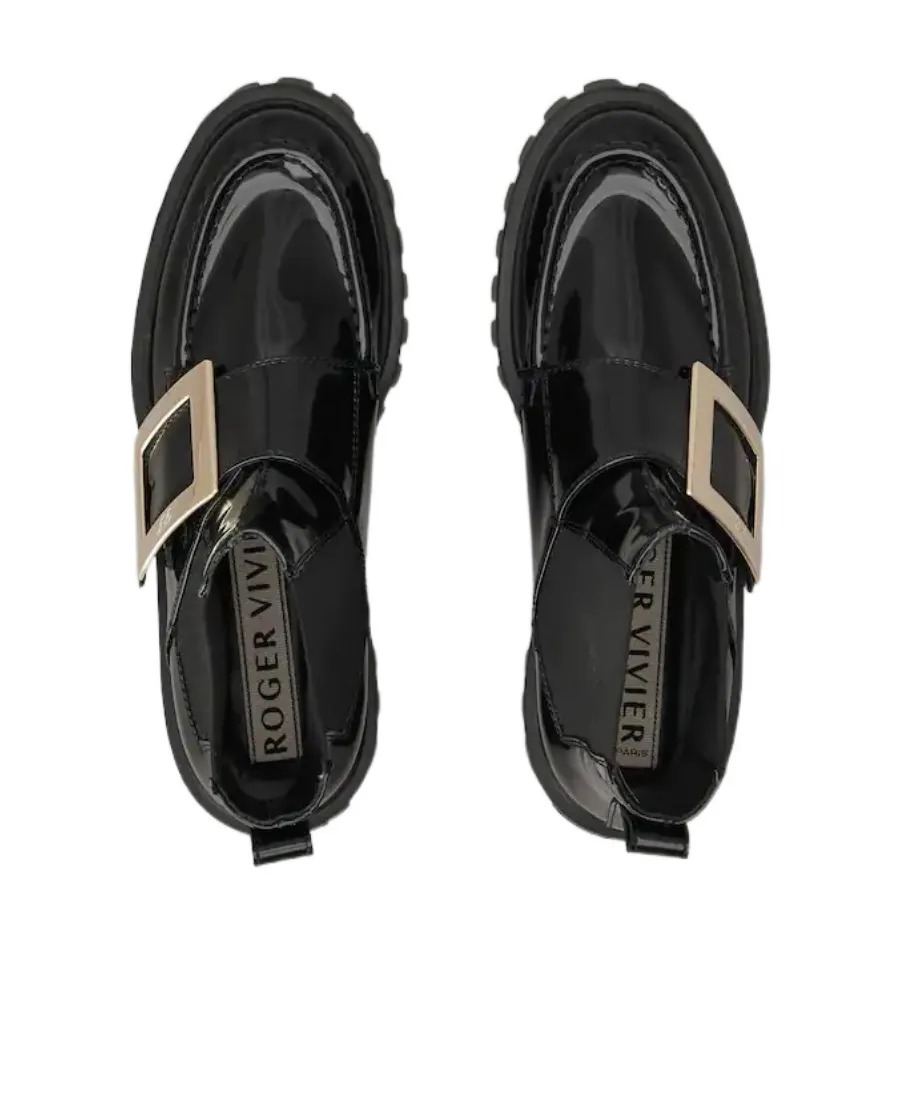 Viv' Go-Thick Metal Buckle Chelsea Ankle Boots