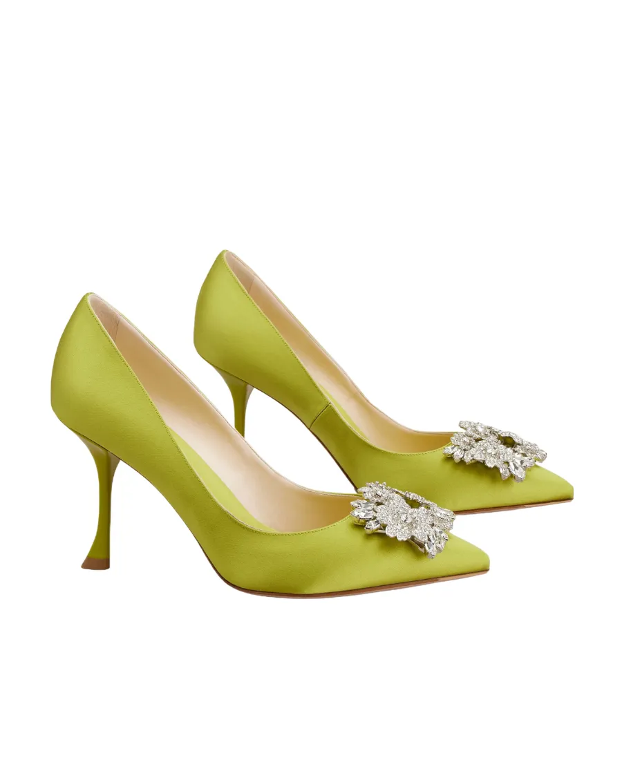 Rv Bouquet Strass Buckle Pumps