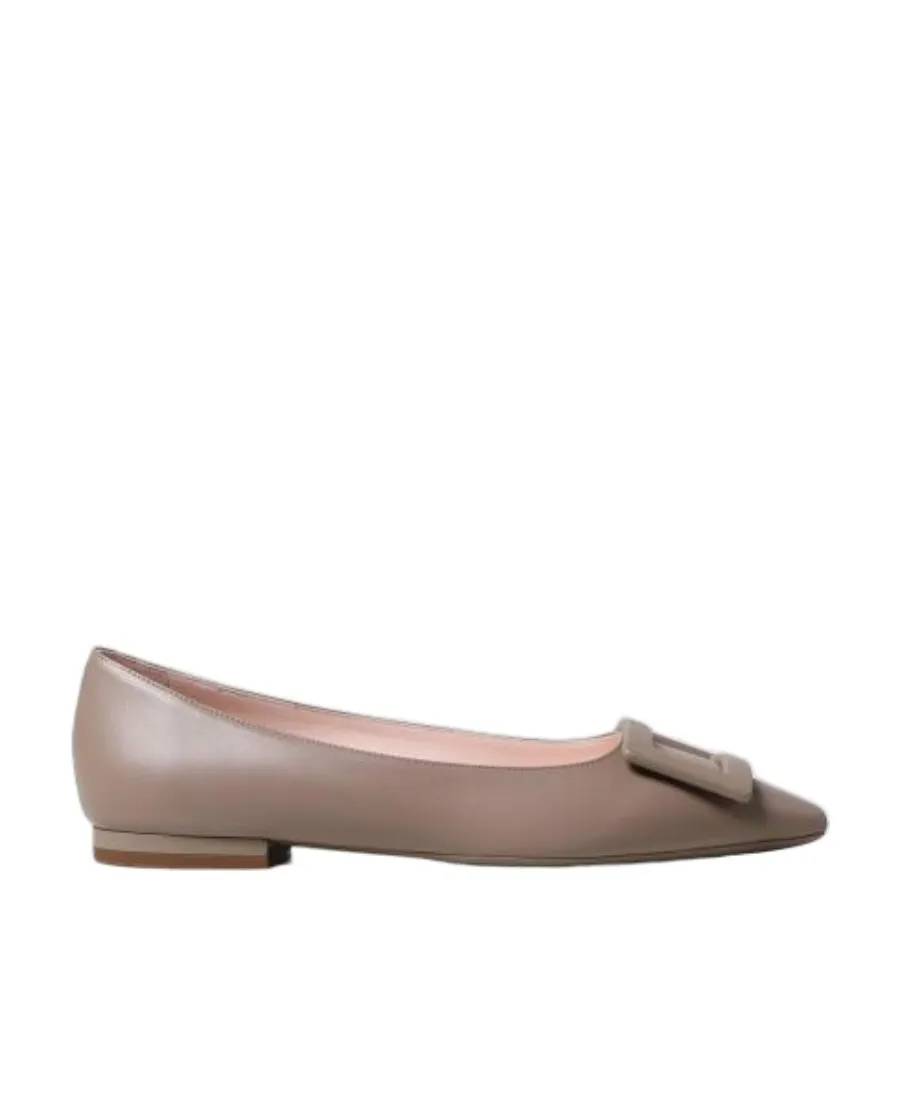 Gommettine Pointed-Toe Flat Shoes