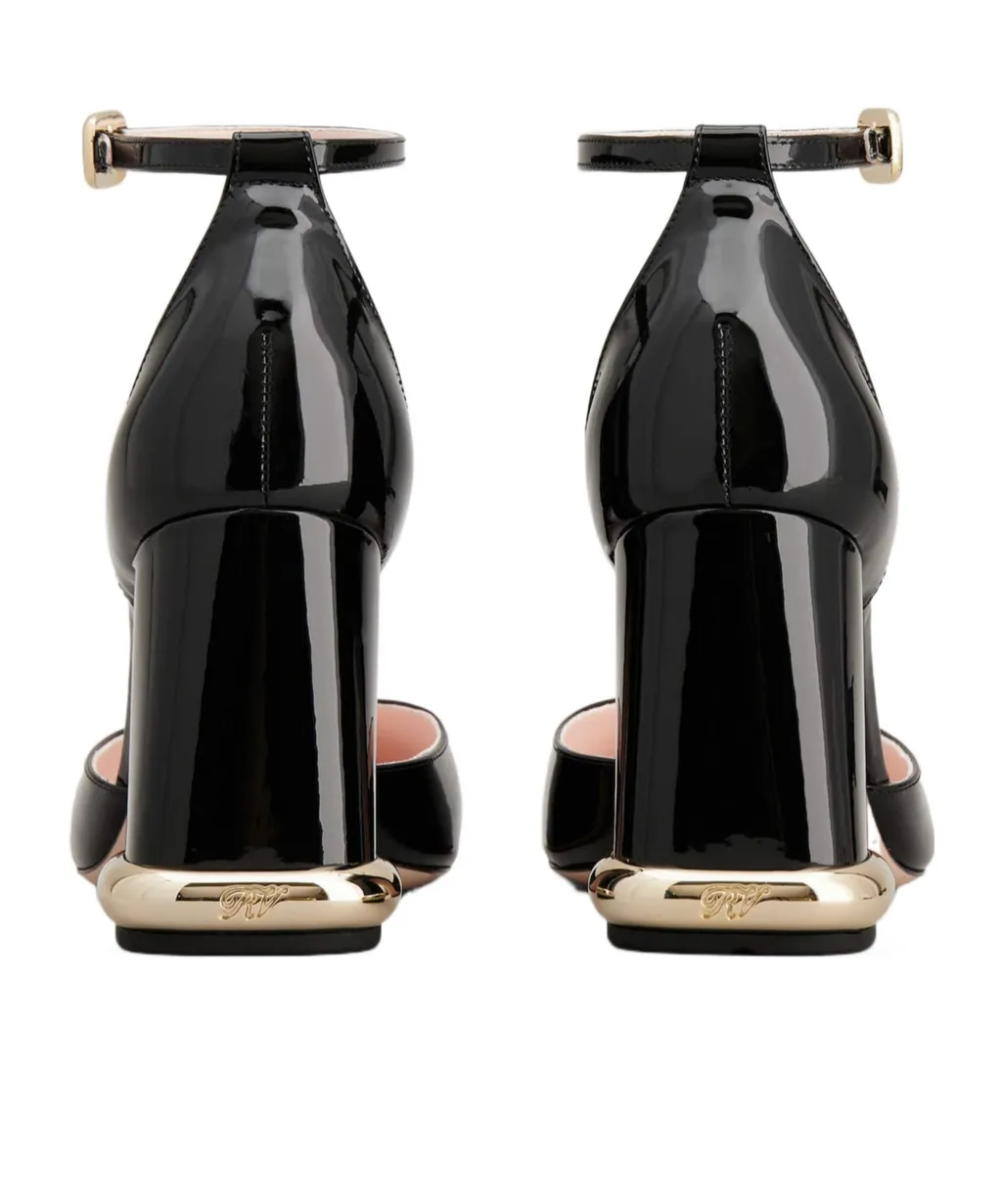 Buckle Detailed Square Toe Pumps