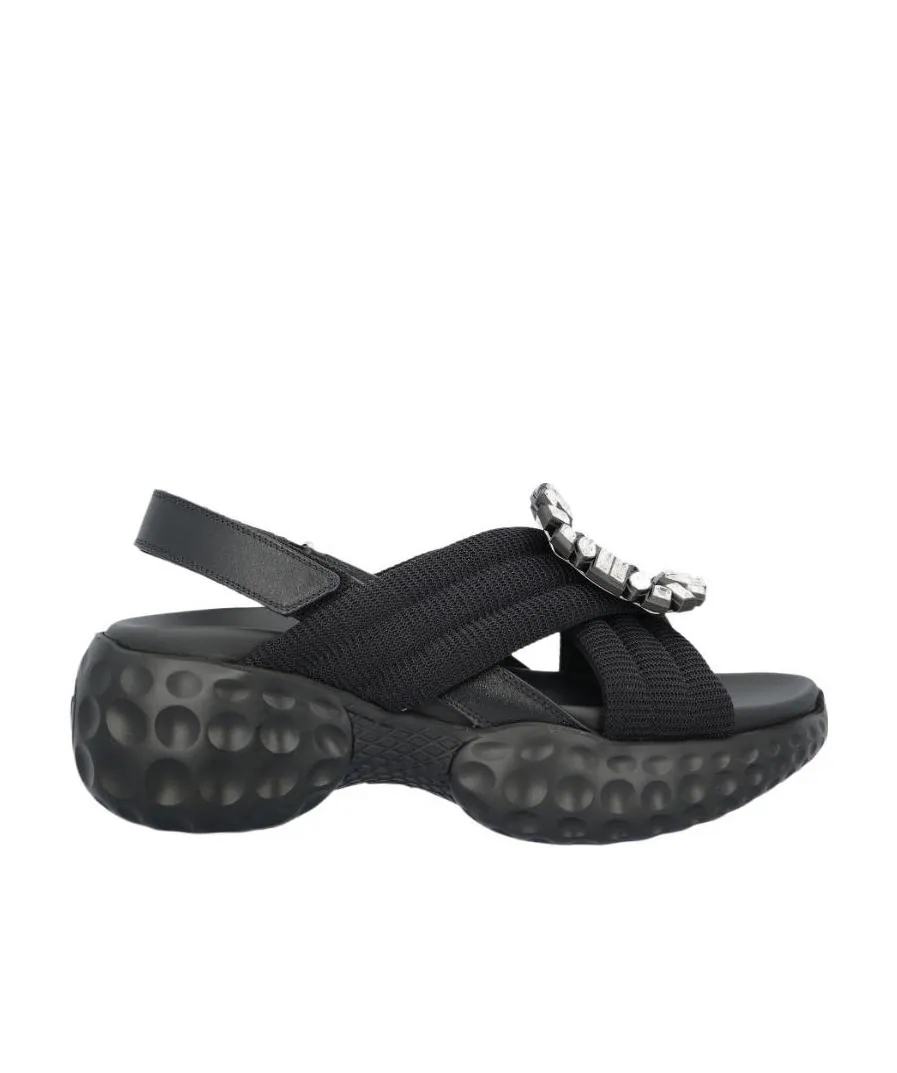 Viv' Run Light Strass Buckle Sandals