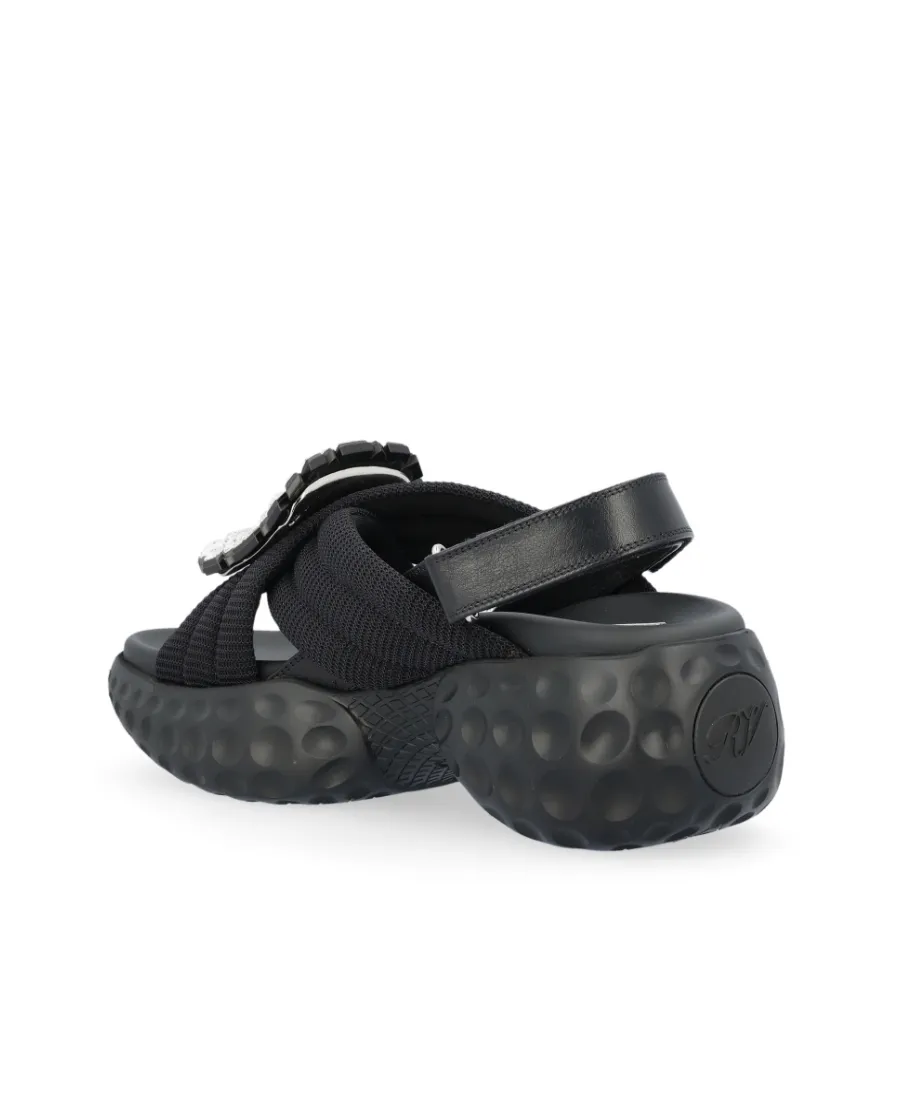 Viv' Run Light Strass Buckle Sandals