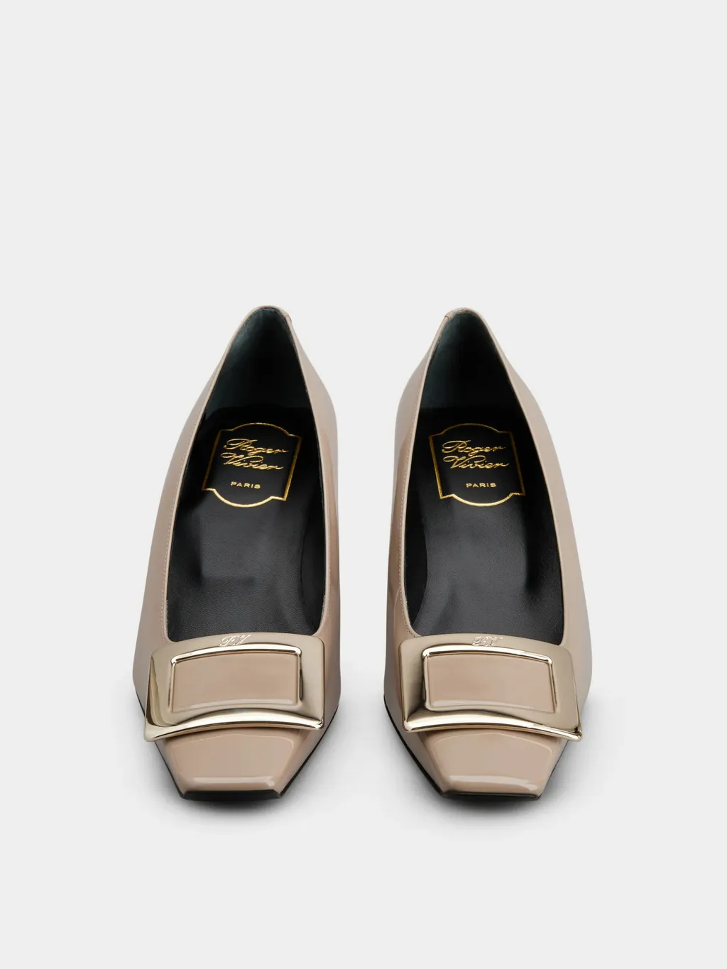 Belle Vivier Buckle Pumps