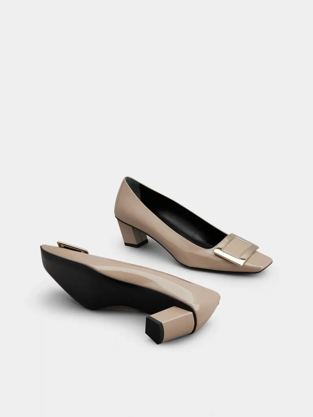 Belle Vivier Buckle Pumps