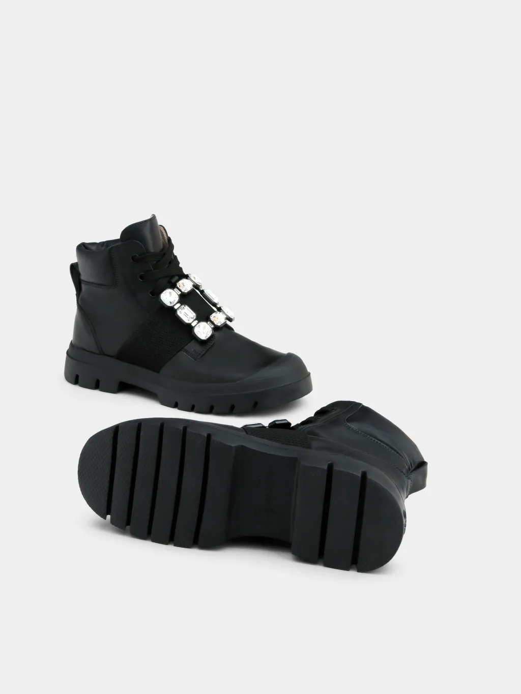 Tie Buckle Boots