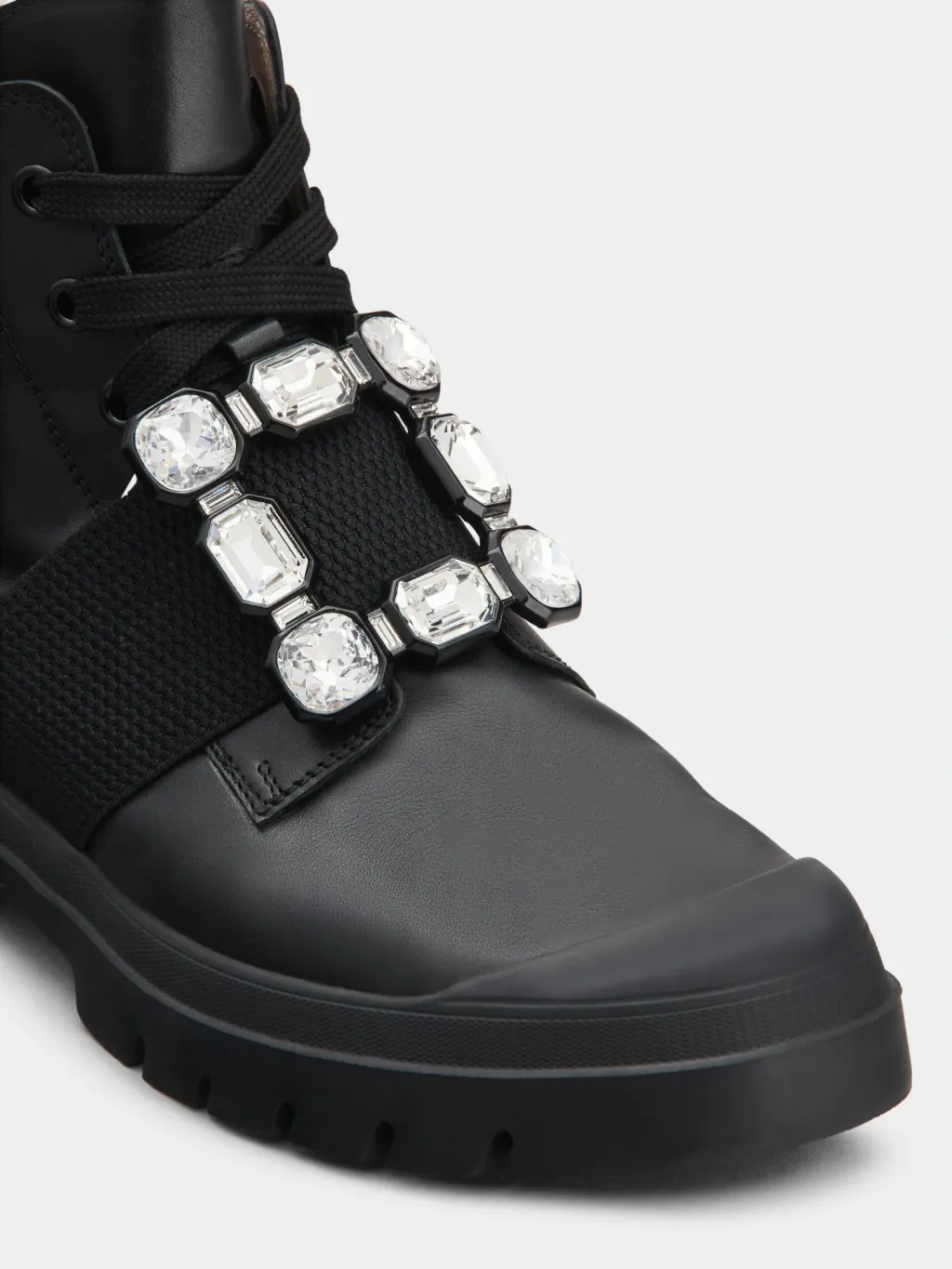 Tie Buckle Boots