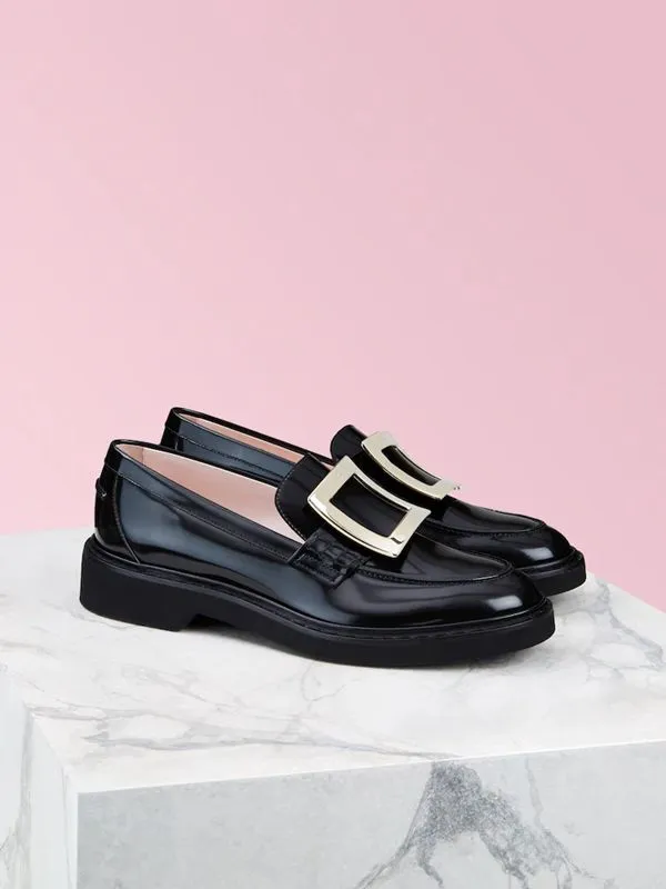 Viv' Rangers Buckle Embellished Loafers