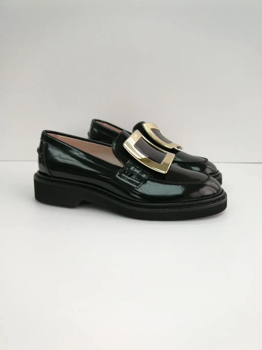 Viv' Rangers Buckle Embellished Loafers